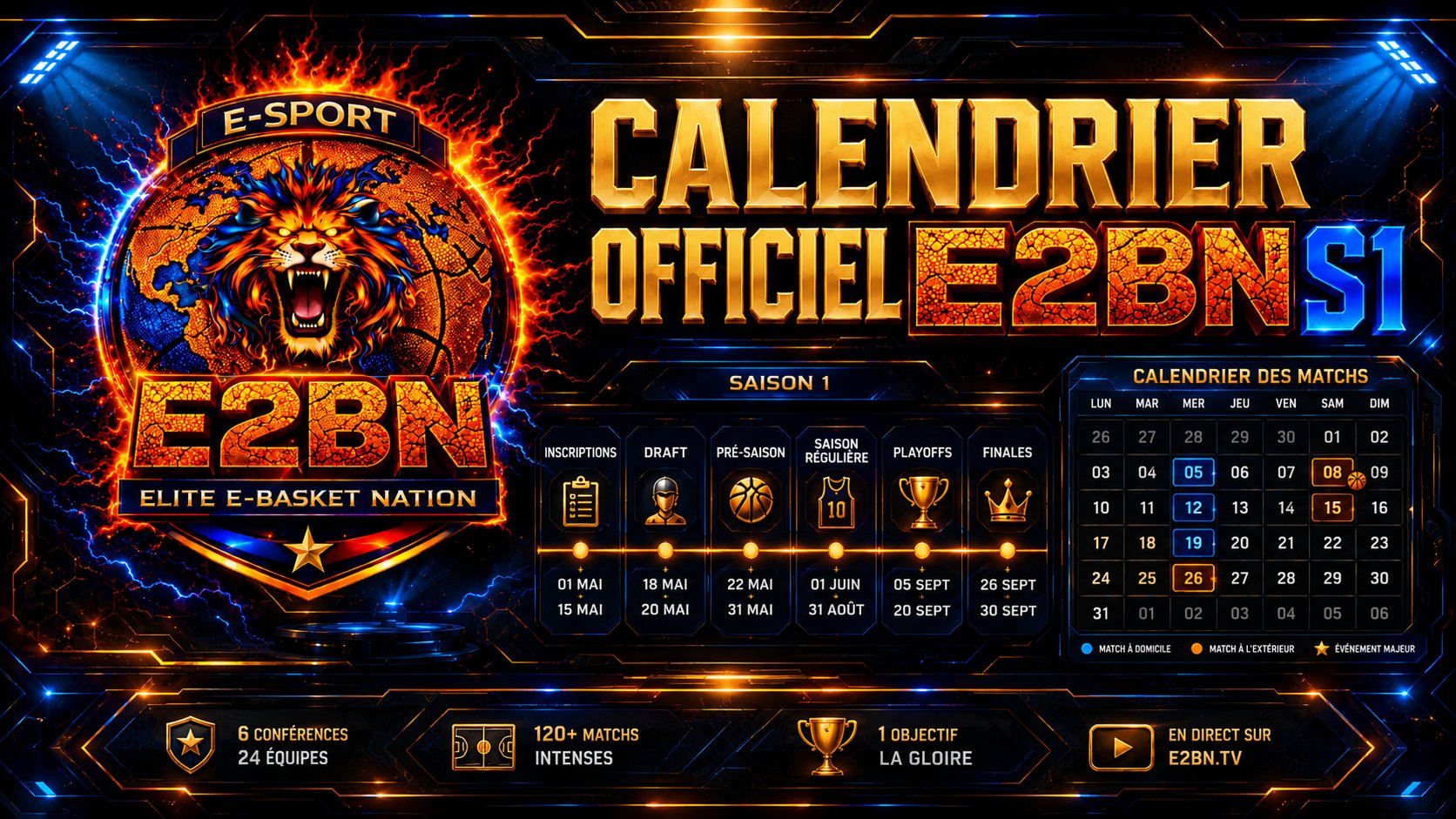 Calendrier Officiel E2BN